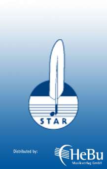 STAR Notenpapier - Quart hoch 12 Sys Star-