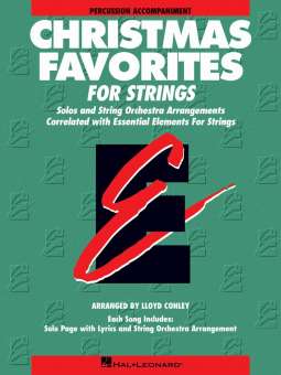 Essential Elements Christmas Favorites for Strings - Percussion