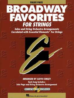 Essential Elements Broadway Favorites for Strings - Value Starter Pak - (includes 24 student books plus Conductor w/ CD)