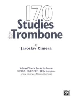 170 Studies : for trombone