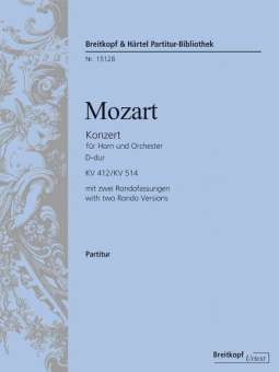Konzert D-Dur Nr.1 KV412 (KV514) mit 2 Rondo-Fassungen :