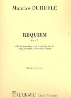 Requiem op.9 : pour baryton(s), orgue et