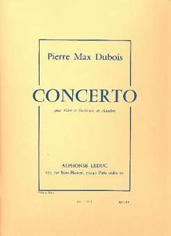 Concerto pour flûte et orchestre de chambre :