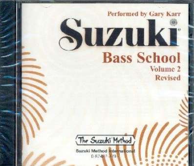 Suzuki Bass Schule vol.2 : CD