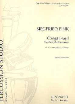 Conga Brasil  für Percussion-Ensemble (8 Spieler)