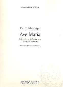 Ave Maria aus Cavalleria Rusticana :