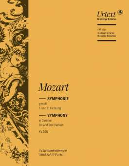 Sinfonie g-Moll Nr.40 KV550 (1. und 2. Fassung) :