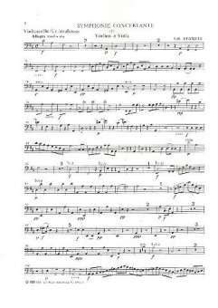 Sinfonia concertante D-Dur : für Violine,