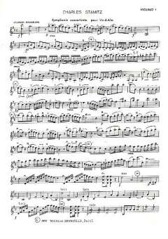 Sinfonia concertante D-Dur : für Violine,