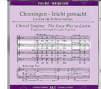 Requiem op.48 : CD Chorstimme Alt und