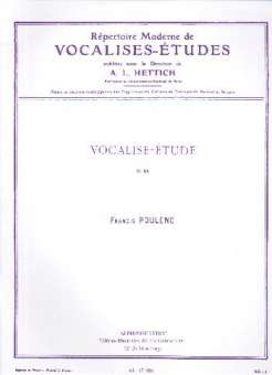 Vocalise-étude no.89 : pour voix