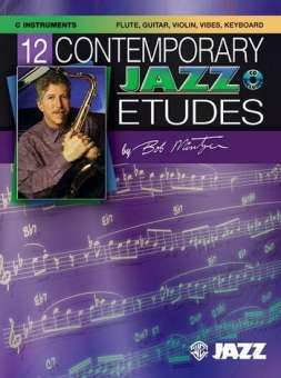 12 contemporary jazz etudes (+CD) : for C instruments
