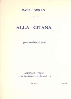 Alla gitana : pour hautbois et piano