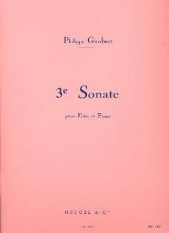 Sonate no.3 : pour flûte et piano