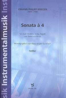 Sonata a 4 : für 2 Violinen, Viola, Fagott