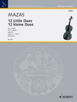 12 kleine Duos op.38 Band 1 :