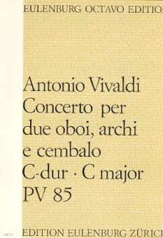 Konzert C-Dur PV85 für 2 Oboen, Streicher