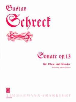 Sonate op.13 : für Oboe und Klavier