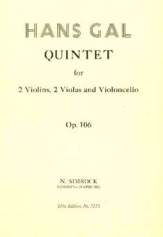 Quintett : für 2 Violinen, 2 Violen