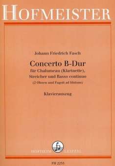Konzert B-Dur für Chalumeau (Klarinette),