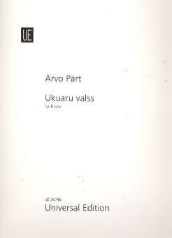 Ukuaru valss : für Klavier