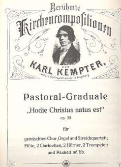Hodie Christus natus est op.25 : für