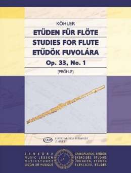 Etüden op.33 für Flöte