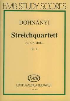 Streichquartett a-moll Nr.3 op.33