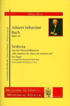 Sinfonia BWV29 : für Orgel