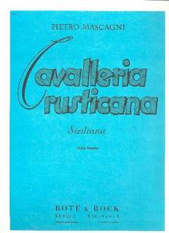 Cavalleria rusticana : Siziliana für
