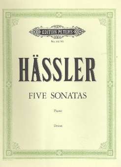 5 Sonatas : for piano