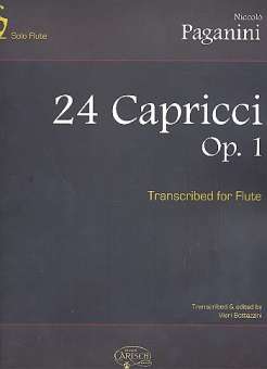 24 Capricci op.1 für Violine : für Flöte