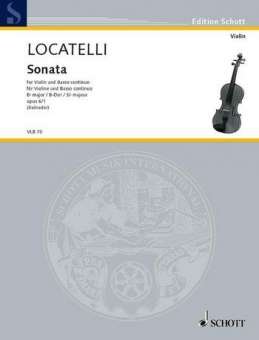 Sonate B-Dur op.6,1 : für Violine