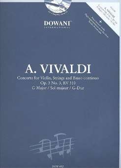 Konzert für Violine, Streicher und B.c. op. 3 Nr. 3, RV 310 in G-Dur
