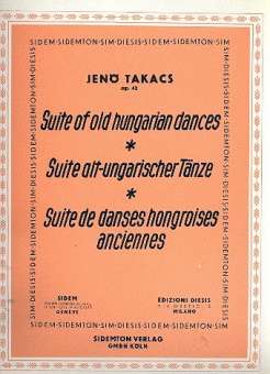 Suite alt-ungarischer Tänze op.42 :
