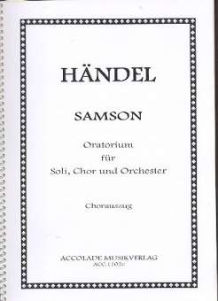 Samson. Oratorium In 3 Teilen