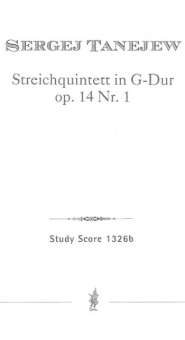 Streichquintett in G-Dur, op. 14 Nr. 1 (Stimmen)