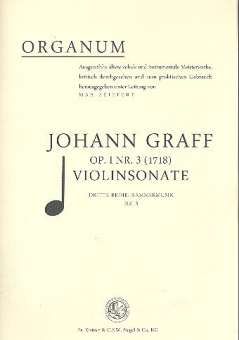 Sonate D-Dur op.1,3 : für Violine und Bc