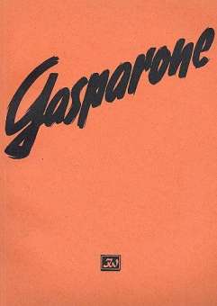 Gasparone : Klavierauszug (dt)