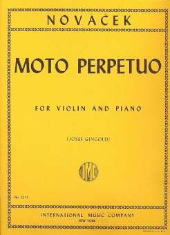 Moto perpetuo : for violin and piano