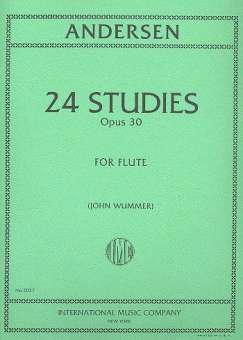 24 Studies op.30 : for flute solo