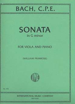 Sonata g minor : for viola and piano