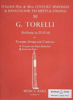 Sonata D-Dur G4 : für Trompete,