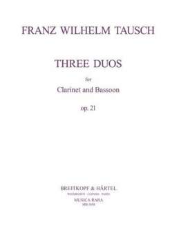 3 Duos : für Klarinette und Fagott