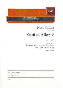 Récit et Allegro -
