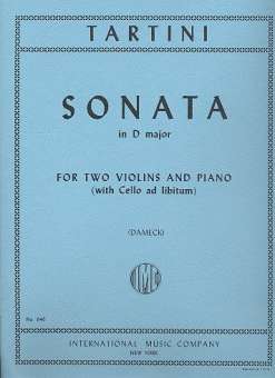Sonata D major : for 2 violins