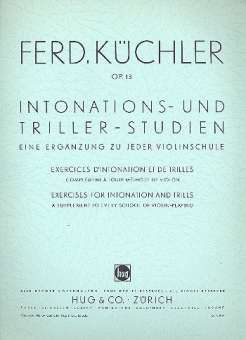 Intonations- und Triller-Studien op. 13