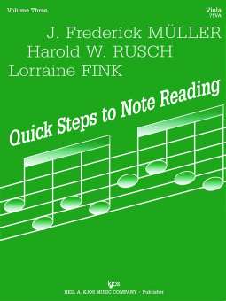 Quick Steps to Note Reading vol.3 : Viola