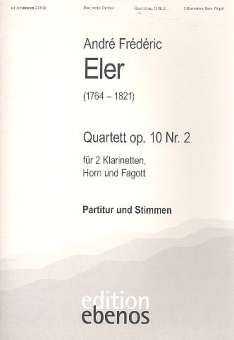 Quartett op.10,2 für 2 Klarinetten,