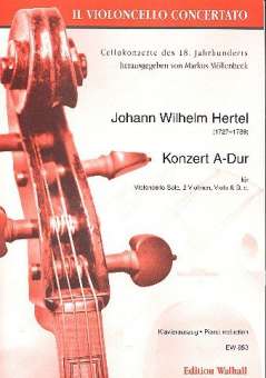 Konzert A-Dur für Violoncello solo und Streicher